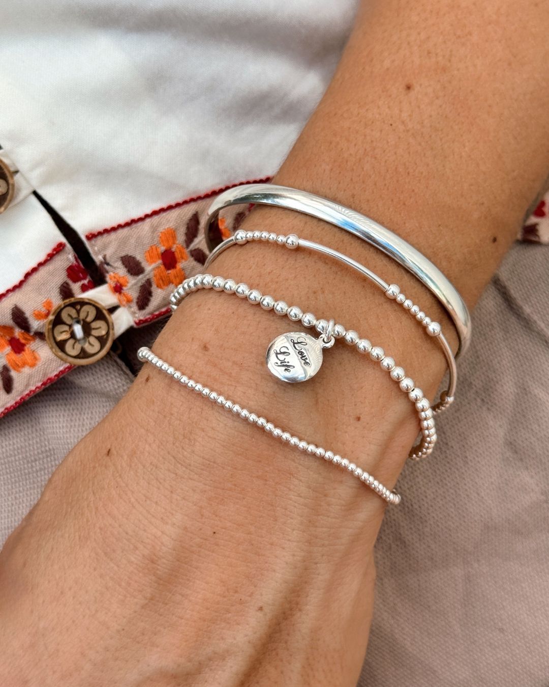 Be Brave Live Life Bracelet