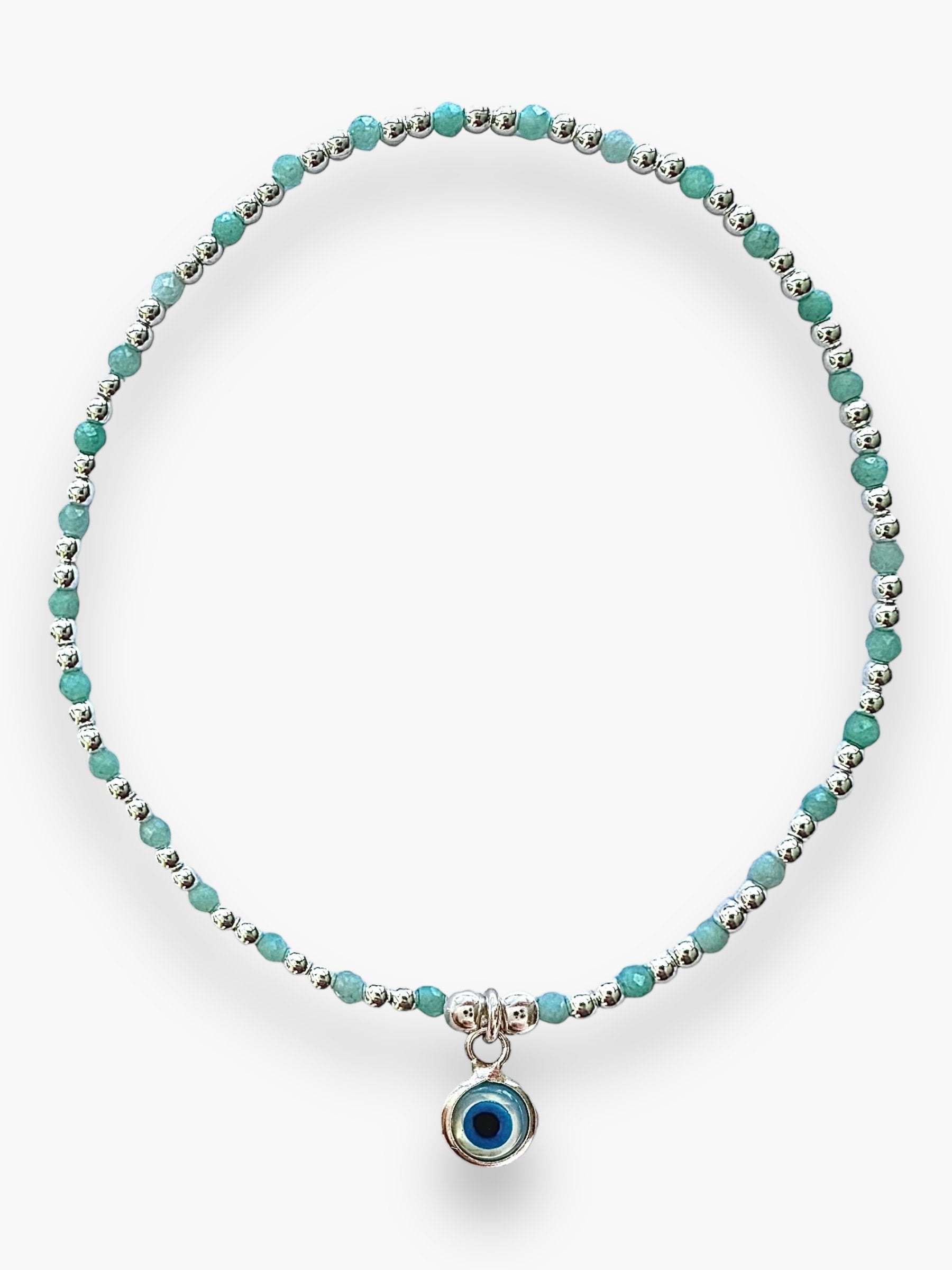 Amazonite- SS Evil Eye Blt