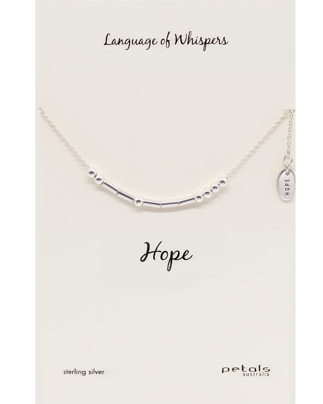 Hope Morse Code Necklace