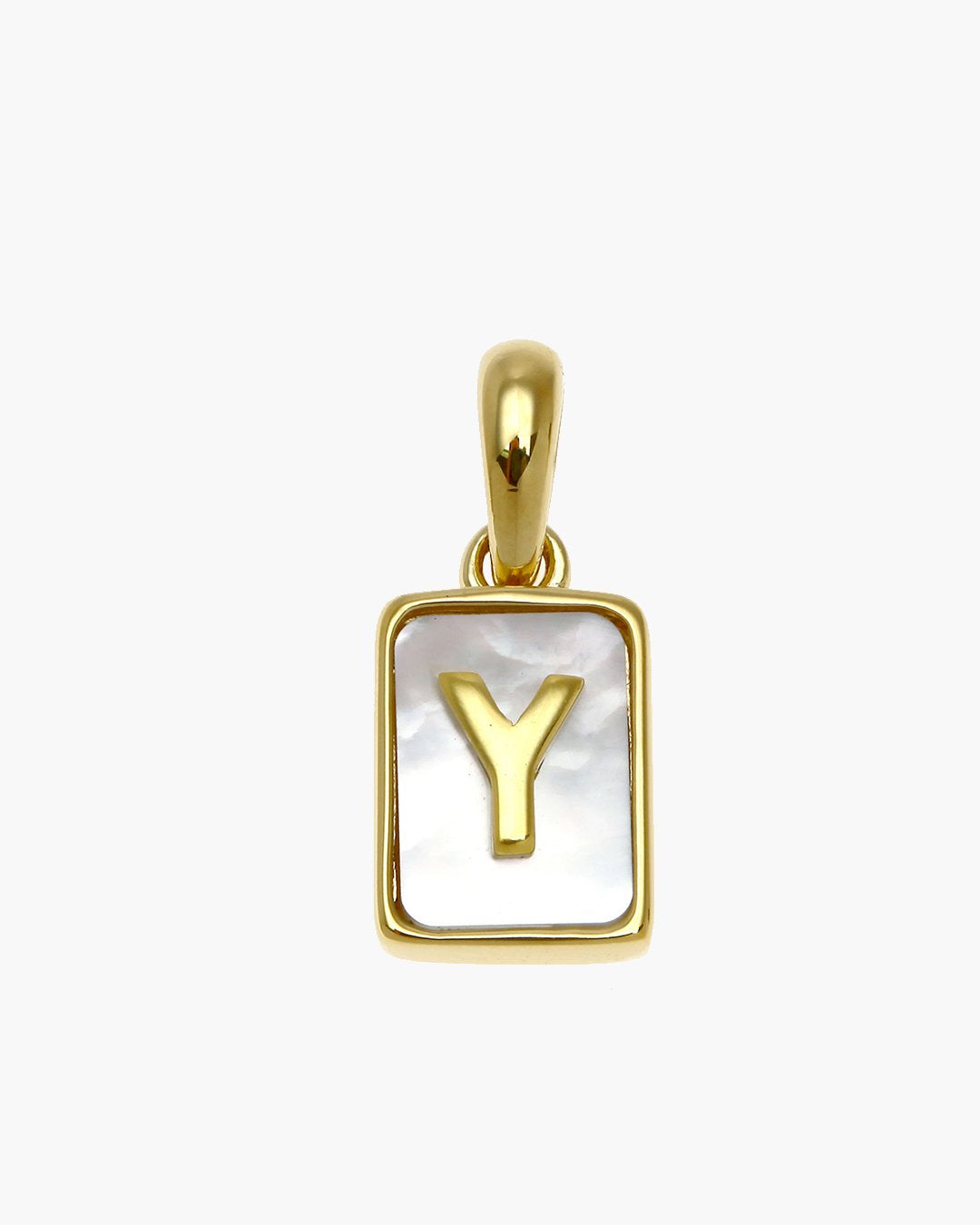 Love Letter Pearl Pendant Gold