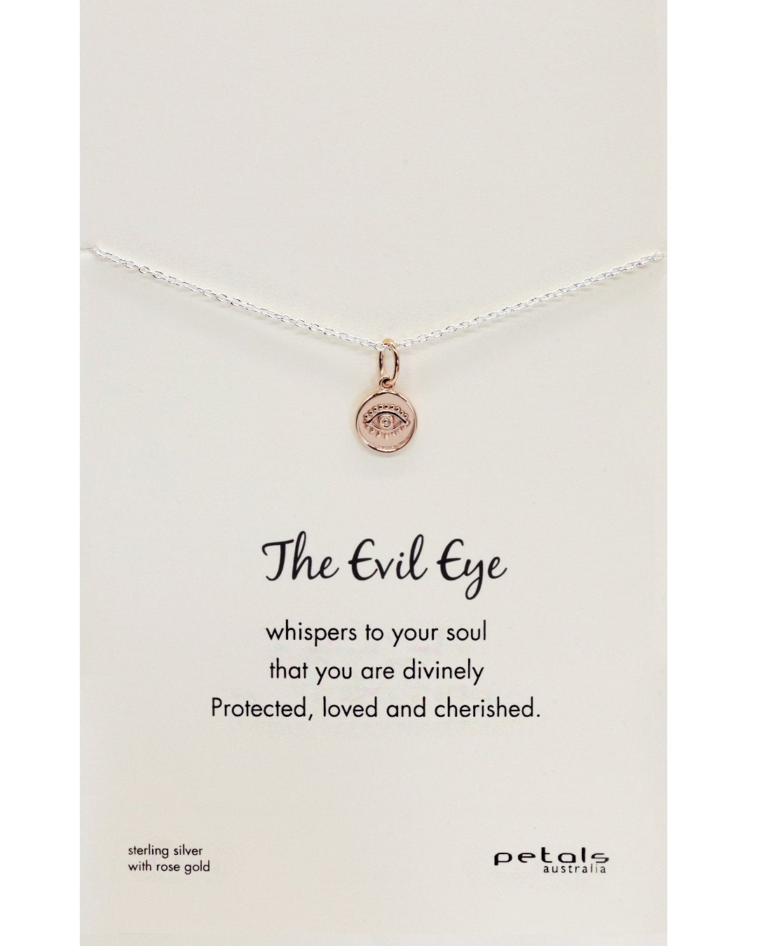 Evil Eye Disc Necklace