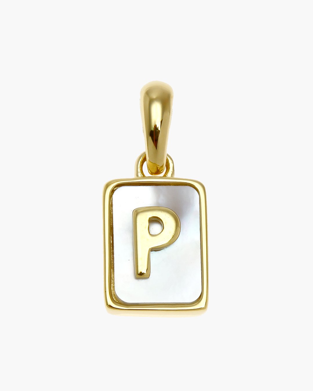 Love Letter Pearl Pendant Gold