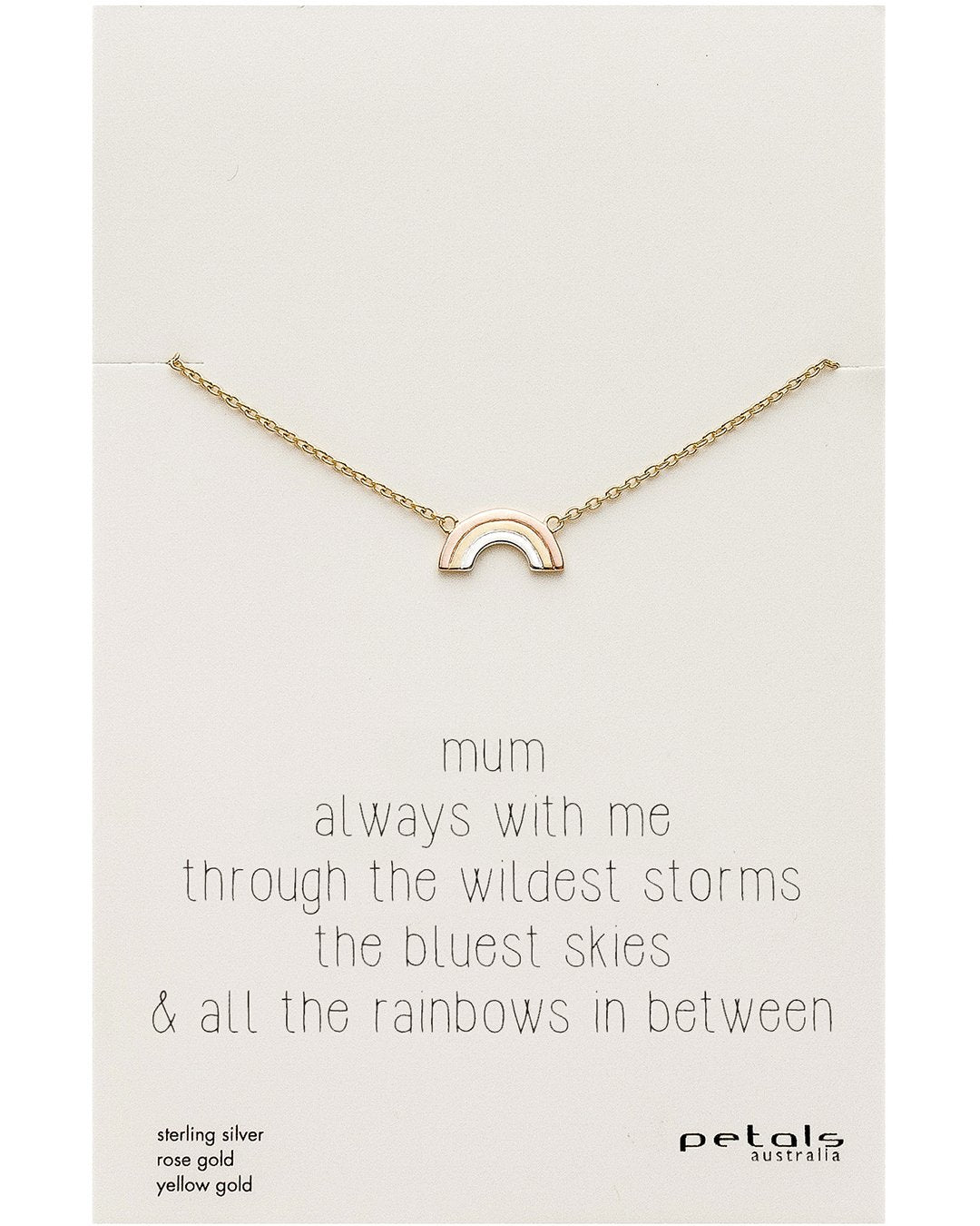 Mum Rainbow Necklace