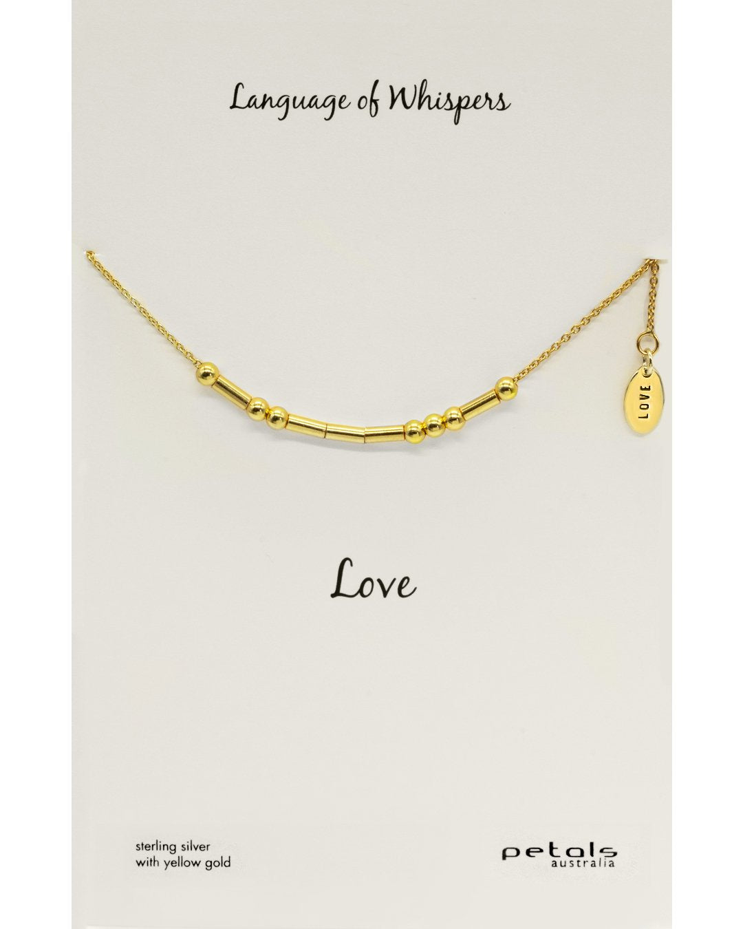 Love Morse Code Necklace