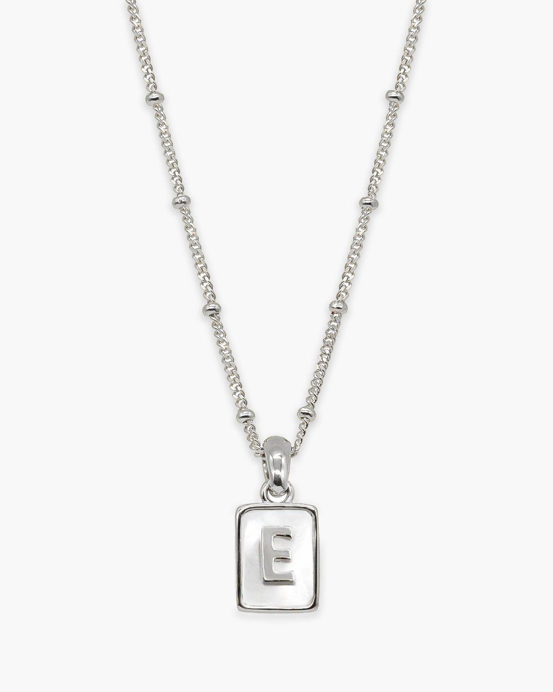 Love Letter Pearl Necklace Silver