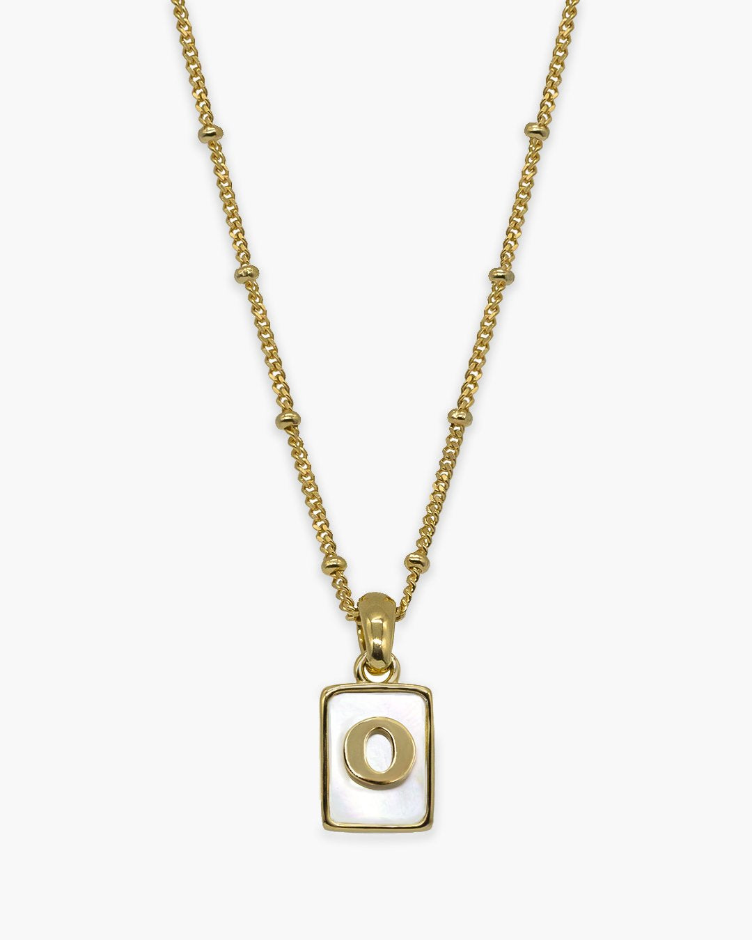Love Letter Pearl Necklace Gold