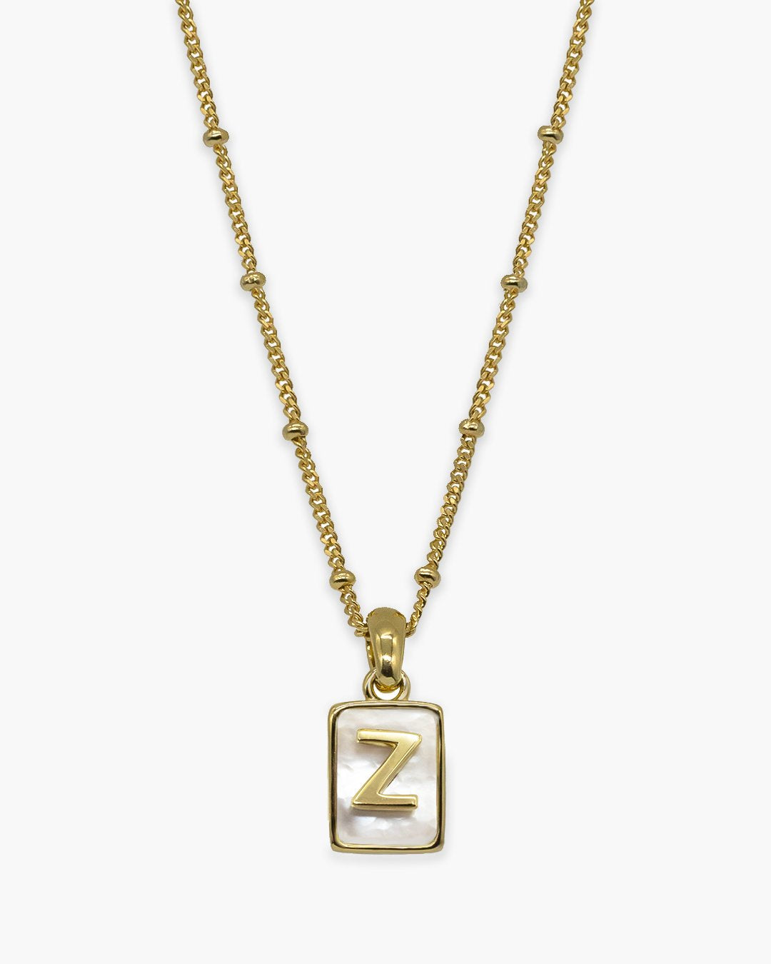 Love Letter Pearl Necklace Gold