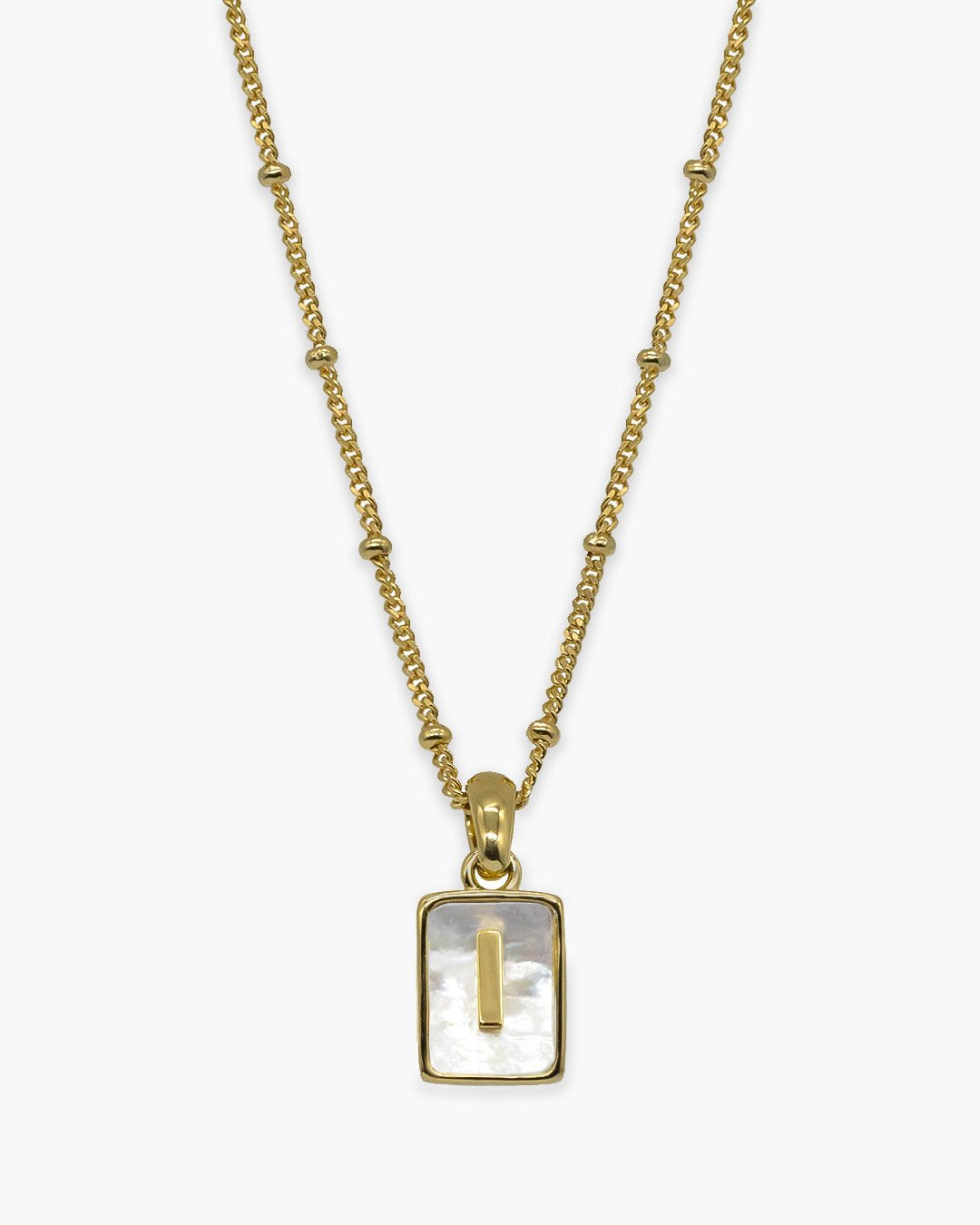 Love Letter Pearl Necklace Gold