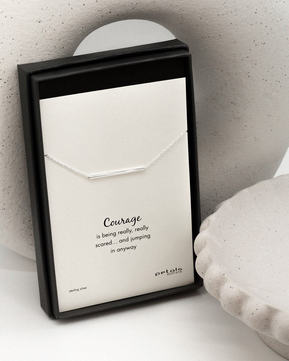 Courage Bar Necklace