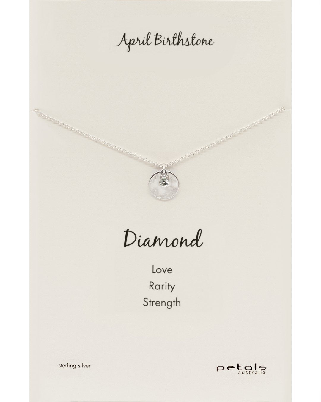 April Diamond Necklace