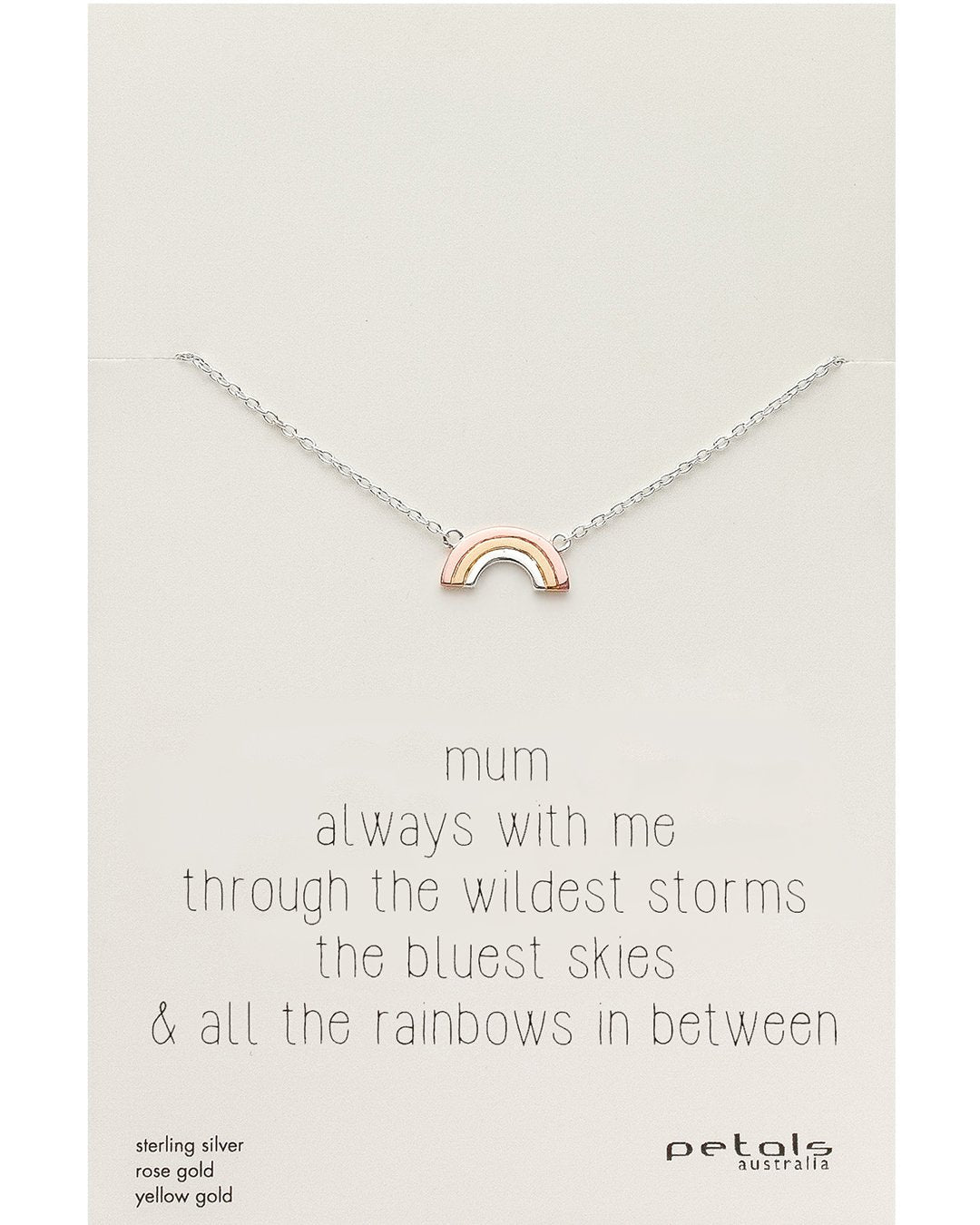 Mum Rainbow Necklace