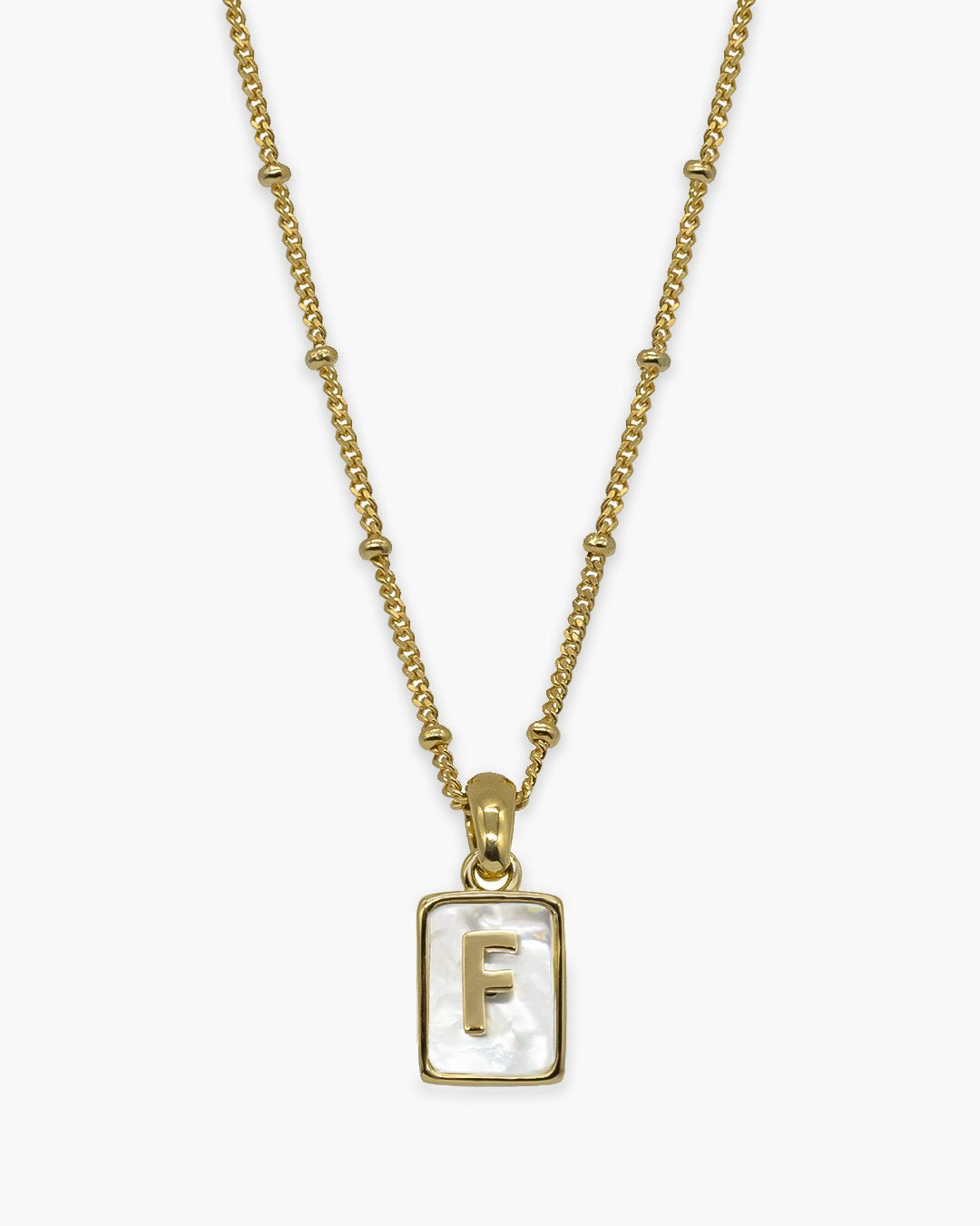 Love Letter Pearl Necklace Gold