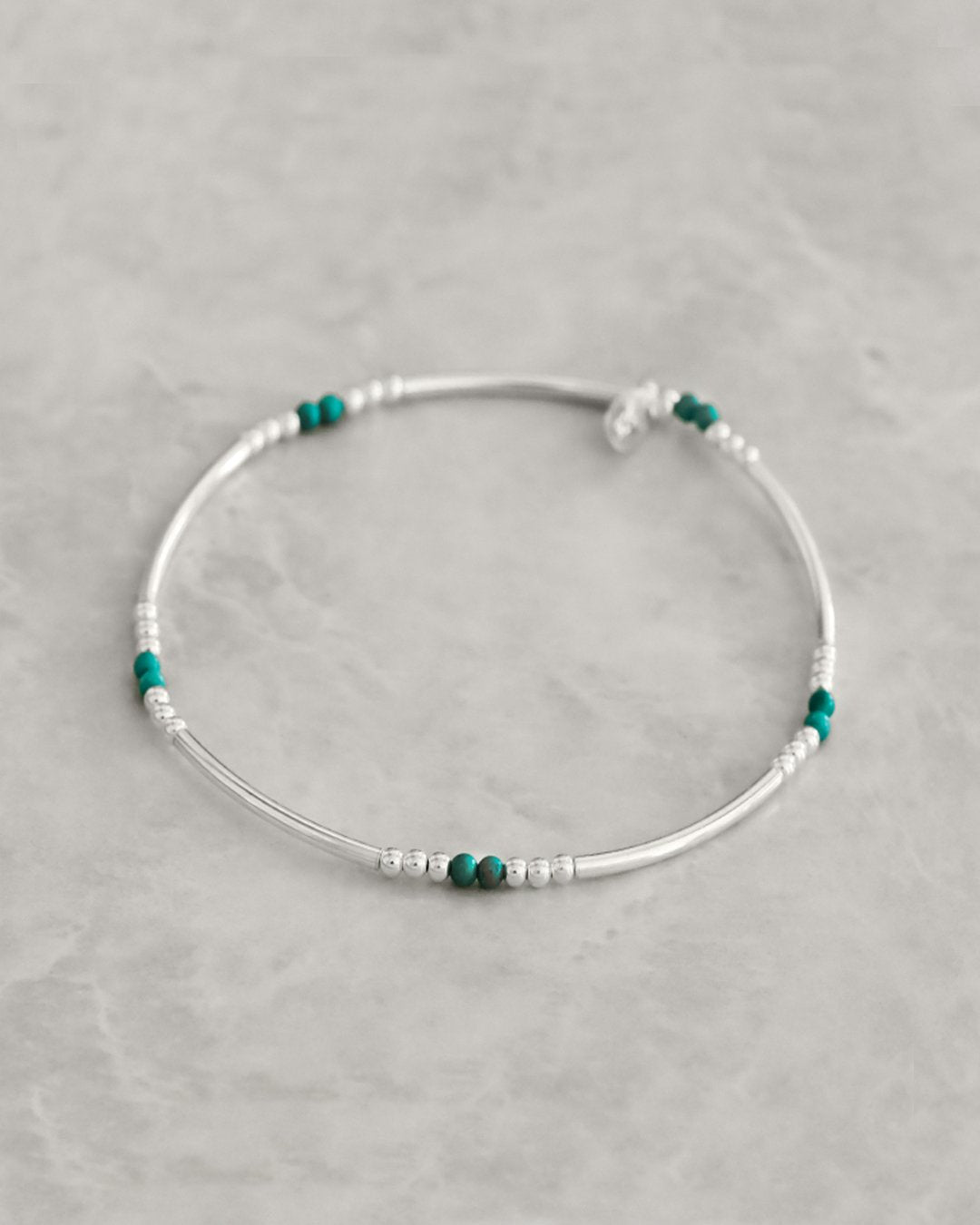 Turquoise 2 Bead Bracelet