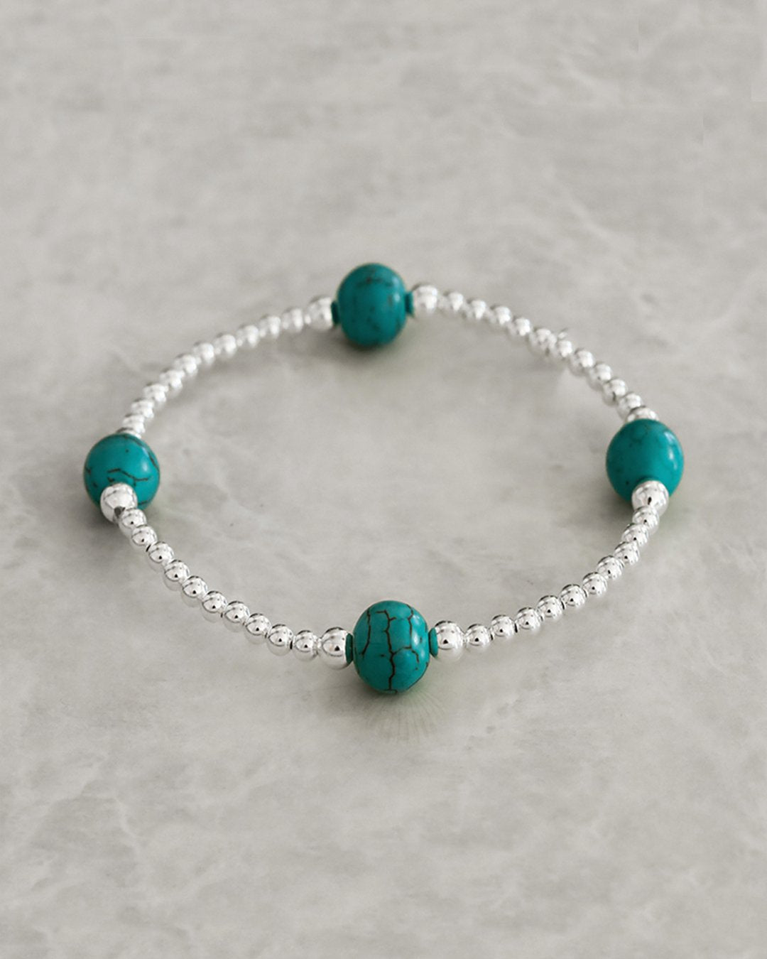 Turquoise 4 Stone Bracelet